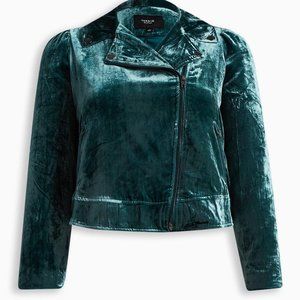Torrid - Velvet Moto Jacket